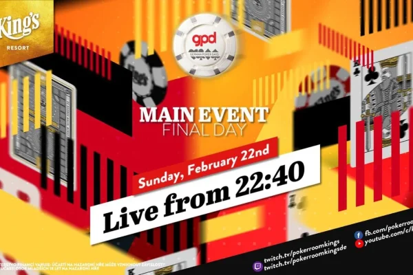 Воскресенье с 22:40 – финальный день €199 German Poker Days Main Event из King’s!