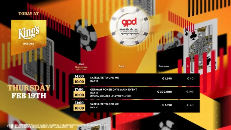 German Poker Days стартовали – Amiri забирает бонус чиплидера GPD 1A!