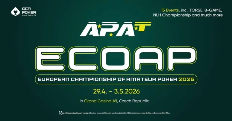€105.000 Гарантии и 15 титулов ЧЕ – APAT ECOAP приходит в Grand Casino As!