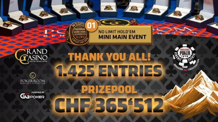 GC Pokerroom – Какой старт – призовой фонд CHF 365.512 в CHF 300 Mini Main Event!