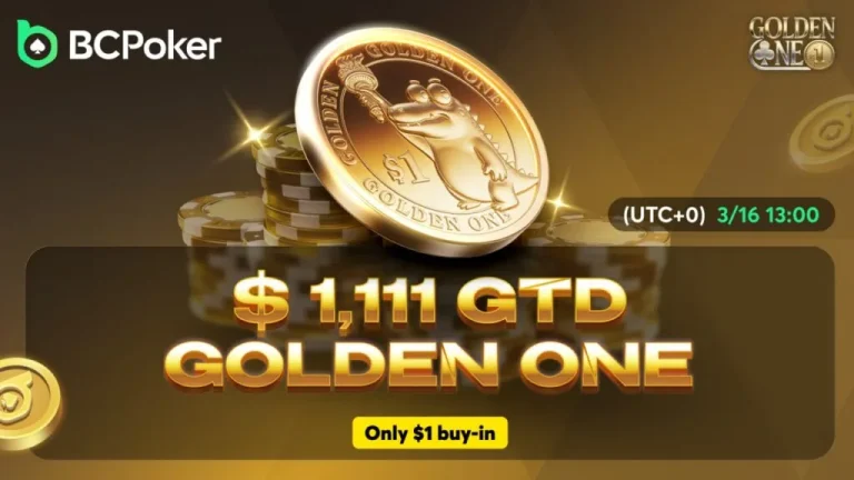 BCPoker 1111 GTD Golden ONE - quer