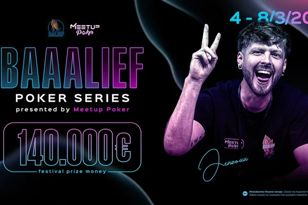 Жирная гарантия €140.000 на Baaalief Poker Series в GCA!