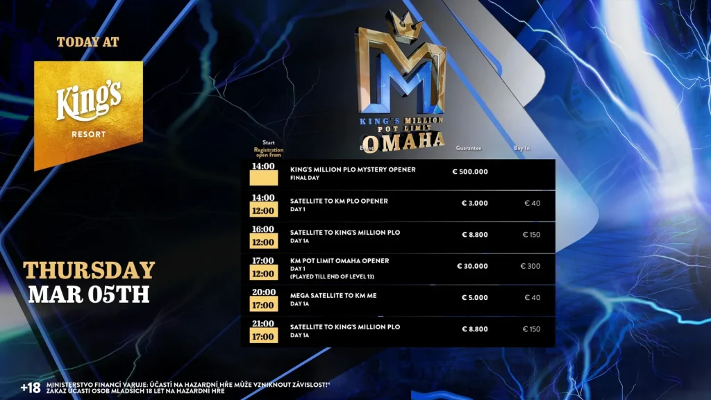 Stan the Man лидирует в финале KM PLO Mystery Opener в King’s!