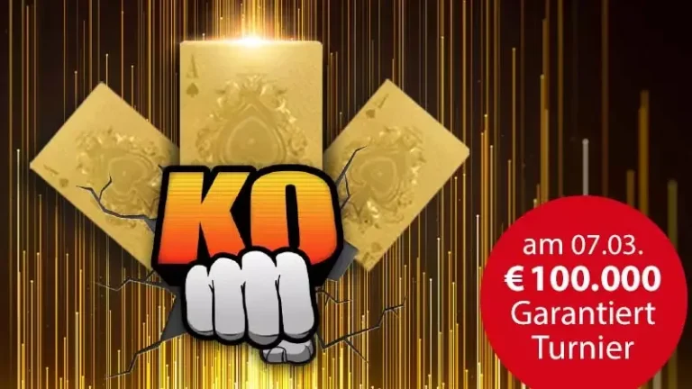 Гарантия €100.000 в KO-турнире на win2day!
