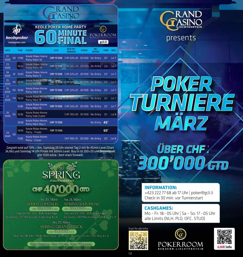 WSOPC Liechtenstein – Кольца №11 и №12 отправляются в Италию и Канаду!