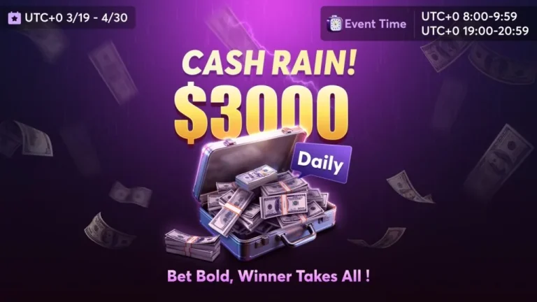 Баннер Cash Rain BCPoker