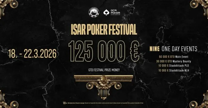 Isar Poker Festival предлагает гарантированные €125.000 в GCA Pokerroom!