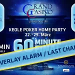 Огромная угроза оверлея на Keole Poker Home Party — Бек новый мега-чиплидер!