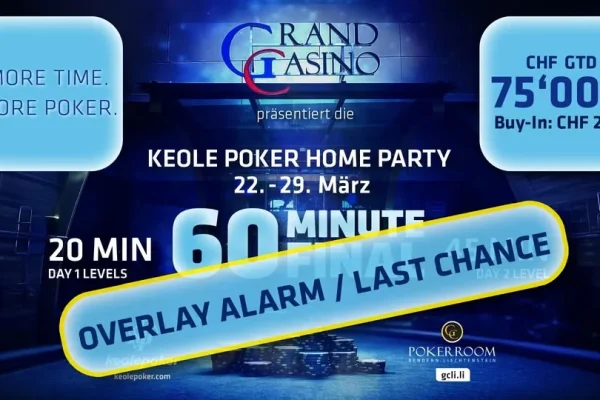 Огромная угроза оверлея на Keole Poker Home Party — Бек новый мега-чиплидер!