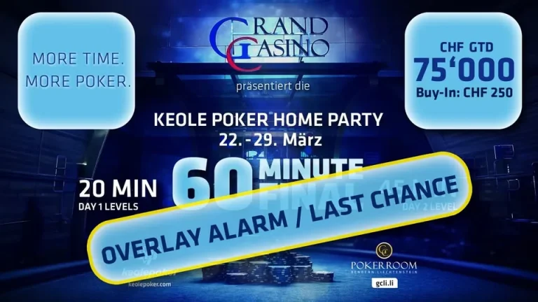 Огромная угроза оверлея на Keole Poker Home Party — Бек новый мега-чиплидер!
