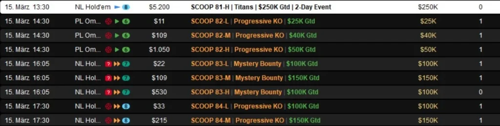 Бронза PLO для Оле Шемиона на SCOOP на PokerStars!
