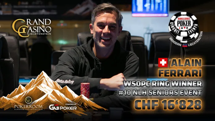 WSOPC Event #10 - Seniors Event: Alain Ferrari