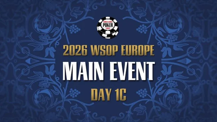 Воскресенье, с 19:00 — прямая трансляция дня 1c WSOP Europe Main Event за €5.300!