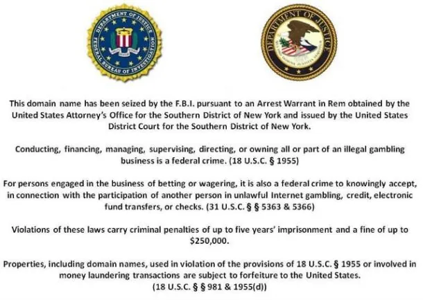 Black Friday Poker - FBI DOJ