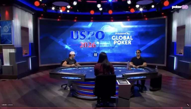USPO Событие 8 15000 NLH Хедз-ап Зак Брух против Жоао Симао