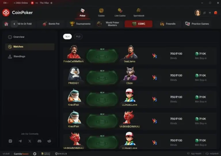CoinPoker Чемпионат мира по кэш-играм один на один – Полуфиналы идут! Cates & Gerritse продолжают борьбу за титул!