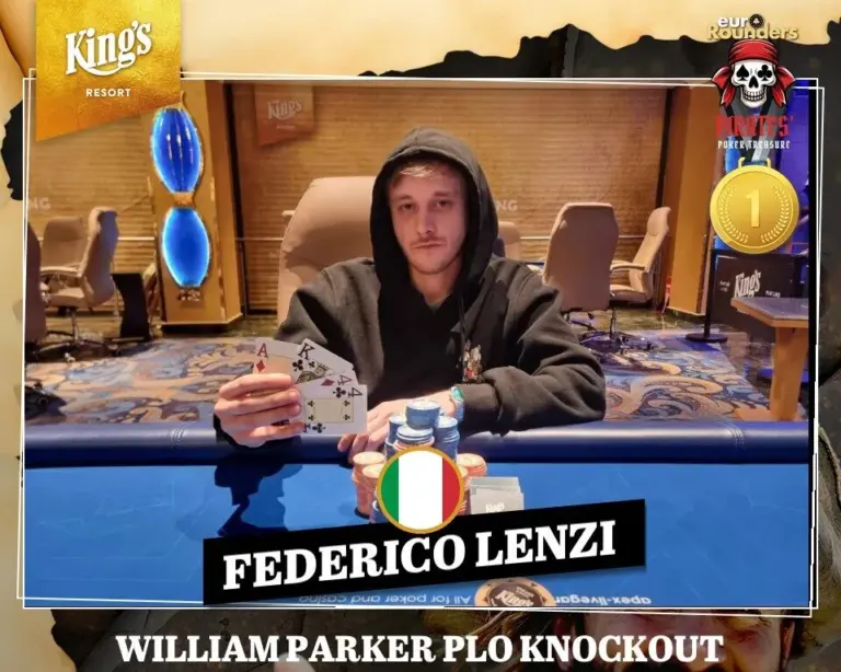 King’s – Федерико Ленци завоевывает William Parker PLO Knockout!