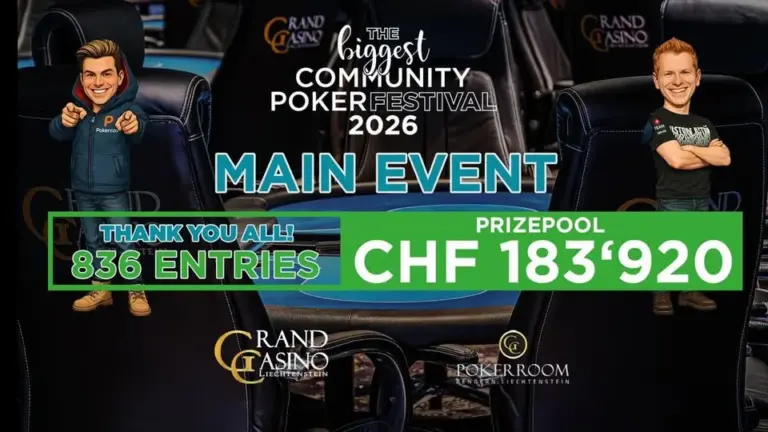 „Hummel“ выходит в финал CPF Main Event чиплидером с невероятным призовым фондом в CHF 183.920!