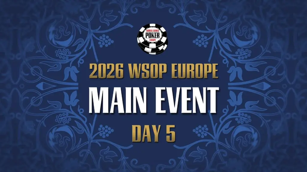 Четверг с 16:30 – прямая трансляция 5-го дня €5.300 WSOP Europe Main Event!