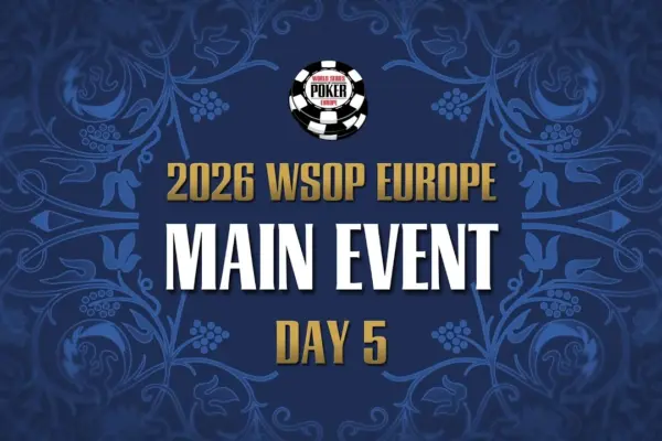 Четверг с 16:30 – прямая трансляция 5-го дня €5.300 WSOP Europe Main Event!
