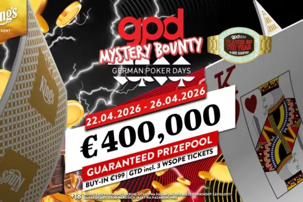 Немецкие Poker Days с €400.000 GTD и крупным Mystery Bounty в King’s!