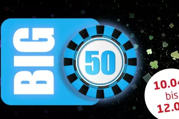 В эти выходные 3x Big 50 с €25.000 GTD каждый на win2day!