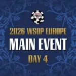 Среда, с 16:30 – Прямая трансляция 4-го дня €5.300 WSOP Europe Main Event!