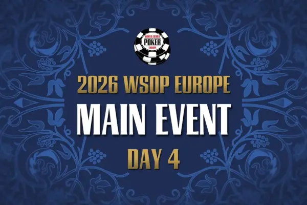 Среда, с 16:30 – Прямая трансляция 4-го дня €5.300 WSOP Europe Main Event!