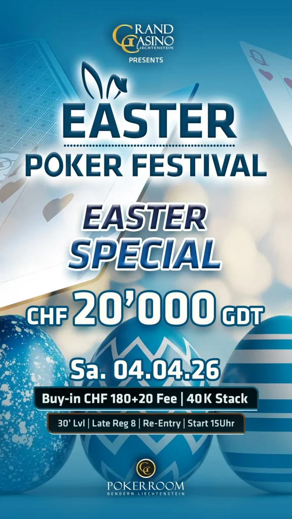 Сделка на троих на Easter Special в Grand Casino Liechtenstein
