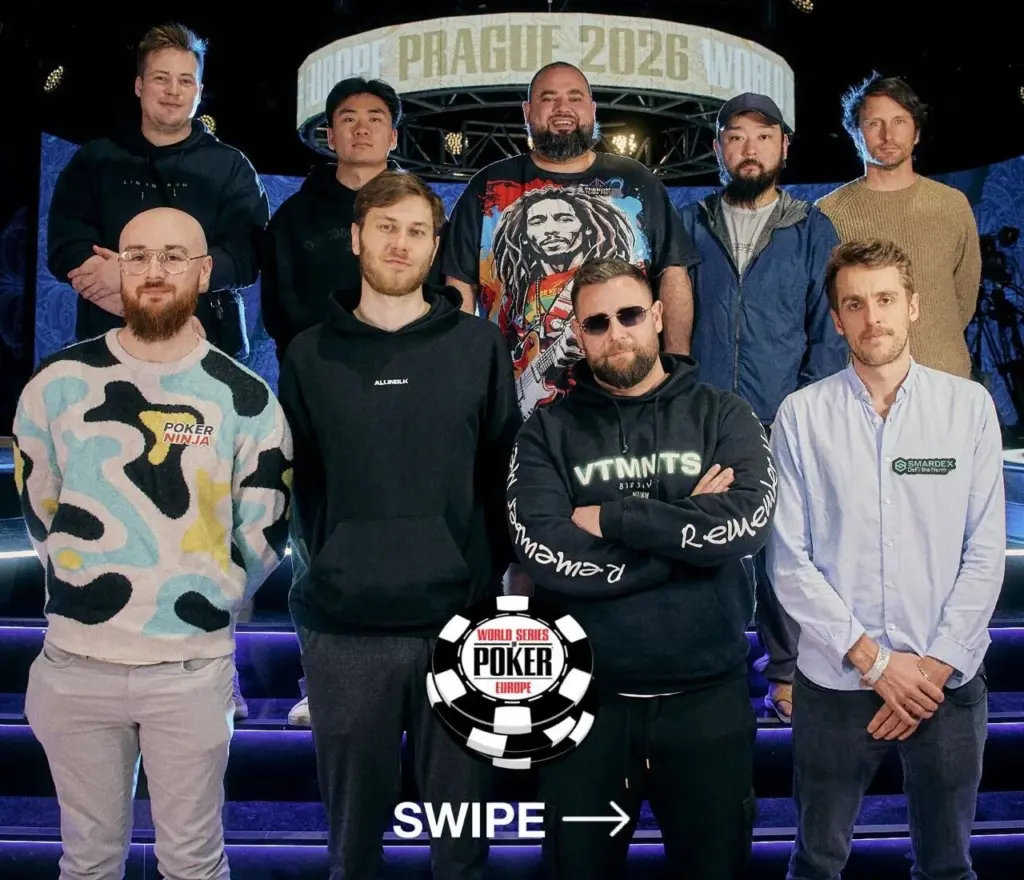 Финал WSOPE Main Event – игроки из стран DACH выбыли; €2 миллиона для победителя!