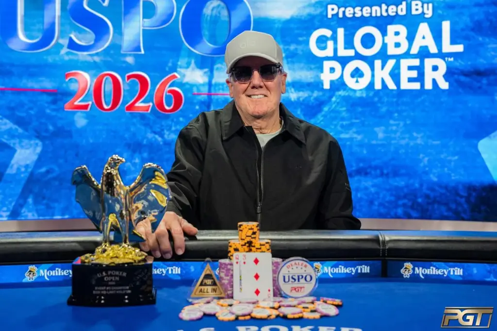 Победитель события #5 U.S. Poker Open 2026: Питер Плейси (Канада)