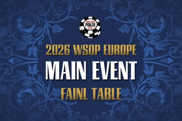 Пятница, с 13:00 – прямая трансляция финала €5.300 WSOP Europe Main Event!