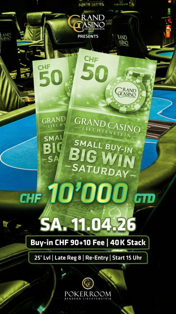 GC Pokerroom – Rynda превращает CHF 80 в CHF 2.320 в Small Buy-in Big Win Friday!