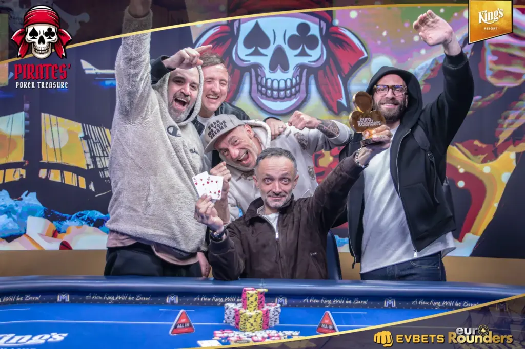 Covacio выигрывает €100.700 как глава сделки на четверых на Главном событии Pirates‘ Poker Treasure
