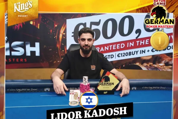 Лидор Кадош выигрывает «Easter Edition» German Poker Masters!