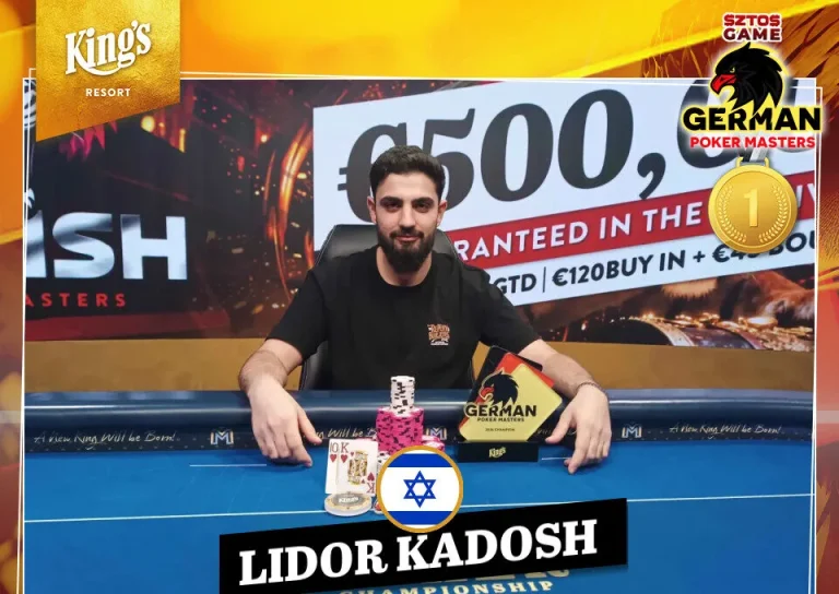 Лидор Кадош выигрывает «Easter Edition» German Poker Masters!