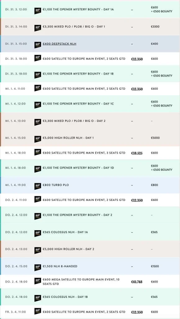 WSOPE Event #1 & #3: Теума лишает Глейзера браслета, Диб на верном пути!