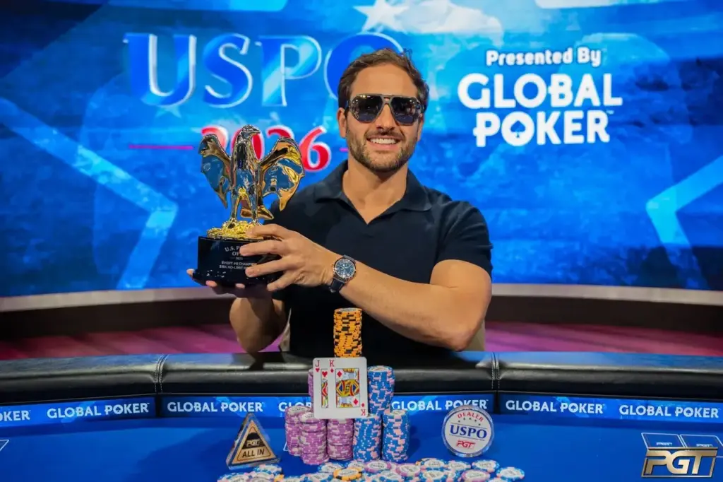 Победитель USPO U.S. Poker Open $15.000 No-Limit Hold#em Event #8: Жоао Симао (БРА)