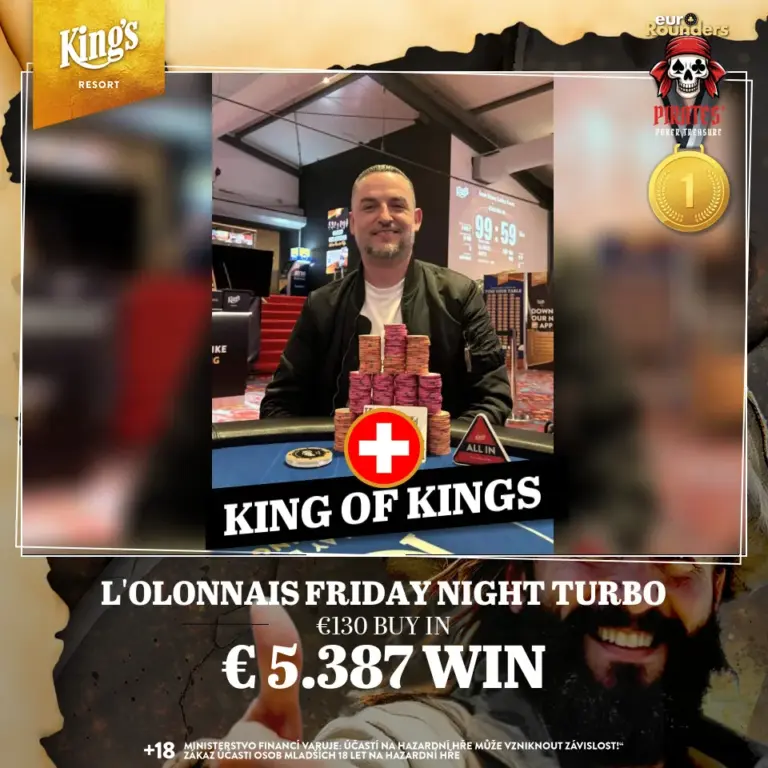 Победитель в L'Olonnais Friday Night Turbo: 