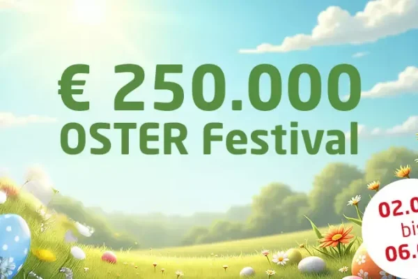 €250.000 гтд. на Пасхальном фестивале на win2day!