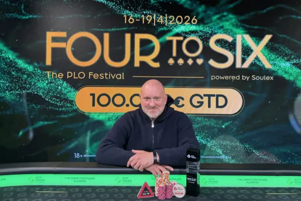 €50.000! «Two Gun Tommy» забирает на Four to Six PLO Main Event самый крупный индивидуальный выигрыш в истории GCA!