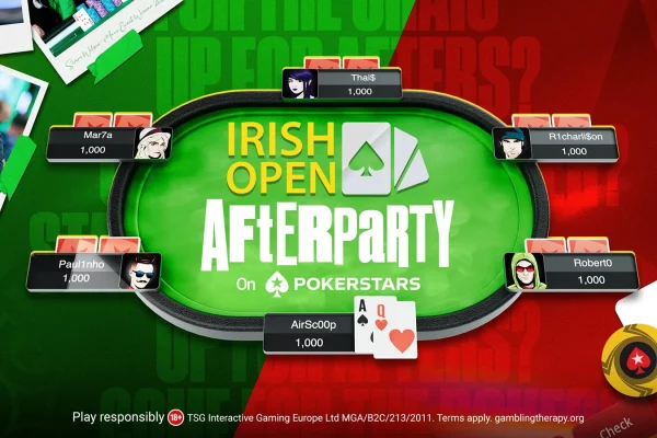 Более $3 млн гарантии в Irish Open Afterparty на PokerStars!